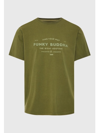 t-shirt με embossed τύπωμα από οργανικό βαμβάκι