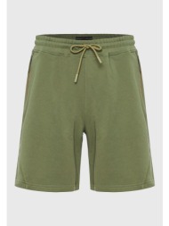 relaxed fit αθλητική βερμούδα σε πικέ ύφανση