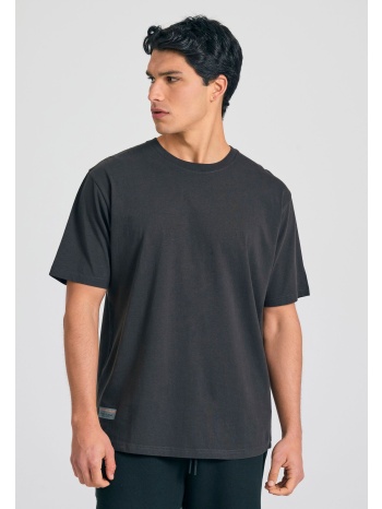 relaxed fit t-shirt με graphic τύπωμα στην πλάτη