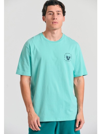 relaxed fit t-shirt με τύπωμα στην πλάτη