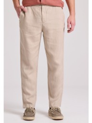 linen blend casual chino παντελόνι