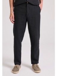 linen blend casual chino παντελόνι