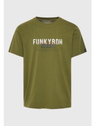 t-shirt με faded τύπωμα στο στήθος