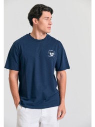 relaxed fit t-shirt με τύπωμα στην πλάτη