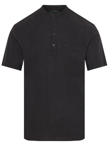 relaxed fit linen blend πουκαμίσα