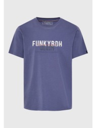 t-shirt με faded τύπωμα στο στήθος