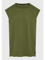 αμάνικη μπλούζα με raw edges