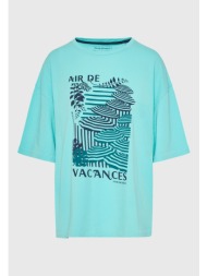 γυναικείο loose fit t-shirt με vintage τύπωμα