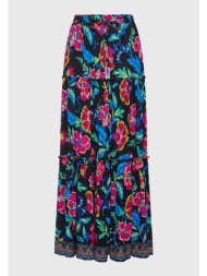 relaxed fit μάξι φούστα με σχέδιο με κέντημα