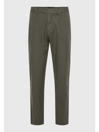 comfort fit linen blend chino παντελόνι