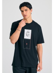 relaxed fit t-shirt με abstract τύπωμα