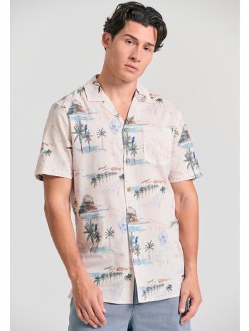 relaxed fit πουκάμισο με exotic τύπωμα