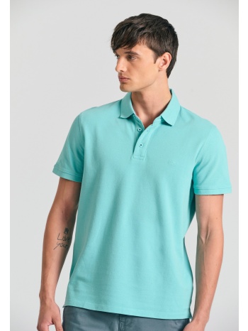 essential polo μπλούζα με κέντημα garage 55.