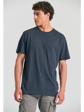 βαμβακερό t-shirt με κεντημένο logo garage 55.