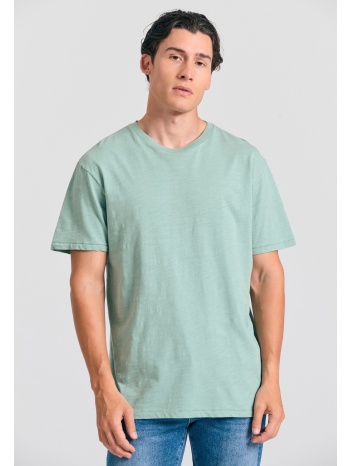 βαμβακερό t-shirt με κεντημένο logo garage 55.