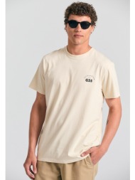 t-shirt με τύπωμα στην πλάτη garage 55.