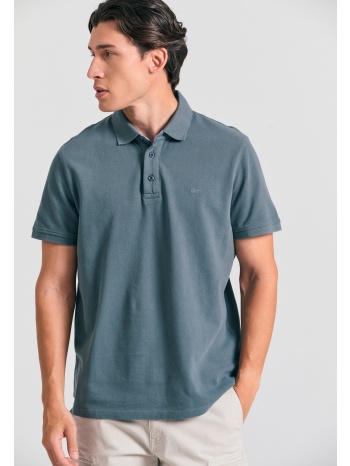 essential polo μπλούζα με κέντημα garage 55.