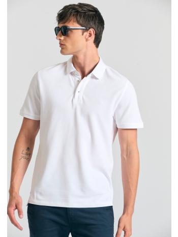 essential polo μπλούζα με κέντημα garage 55.