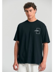relaxed fit t-shirt με τύπωμα στην πλάτη garage 55.