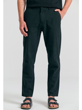 linen blend garment dyed chino παντελόνι garage 55.