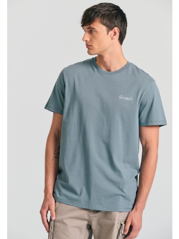 t-shirt με τύπωμα στην πλάτη garage 55.