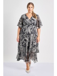 μάξι φόρεμα εμπριμέ ...