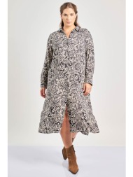 σεμιζιέ φόρεμα βισκόζη ...