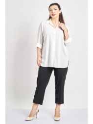 peg παντελόνι twill tr με μεταλλικές λεπτομέρειες