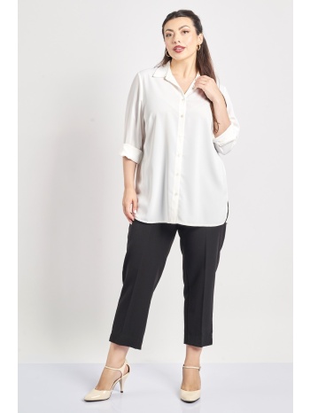 peg παντελόνι twill tr με μεταλλικές λεπτομέρειες