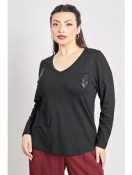 ζέρσεϊ μπλούζα με ...