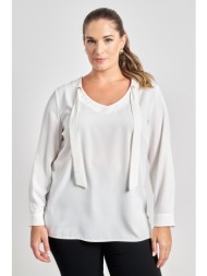 μπλούζα με μανσέτες και ...
