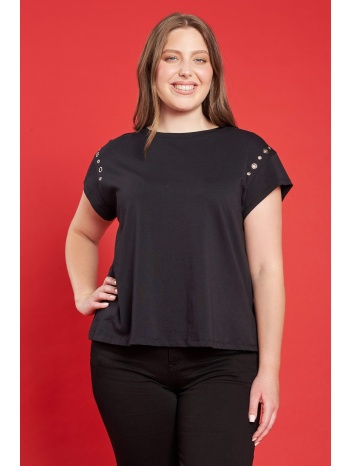 prbt t-shirt βαμβακερό με μεταλλικά στοιχεία σε προσφορά