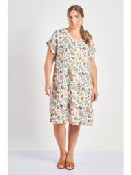 μίντι φόρεμα βισκόζη ...