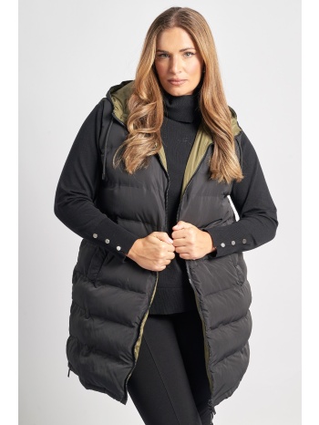 αμάνικο μπουφάν διπλής όψης σε προσφορά