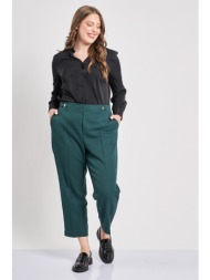 peg παντελόνι twill tr με μεταλλικές λεπτομέρειες