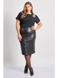 φούστα pencil δερματίνη