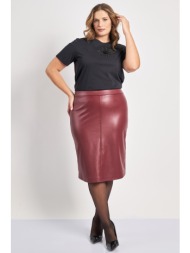 φούστα pencil δερματίνη