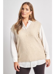 πλεκτή καζάκα με παγιέτες και lurex