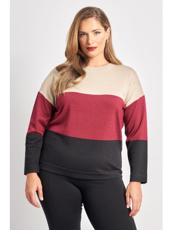 πλεκτή μπλούζα ριγέ με lurex σε προσφορά