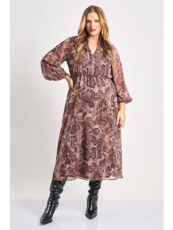 εμπριμέ φόρεμα snake print σε προσφορά