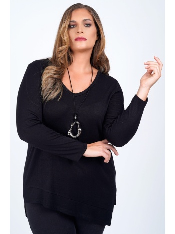 μπλούζα με κολιέ ασύμμετρη σε προσφορά