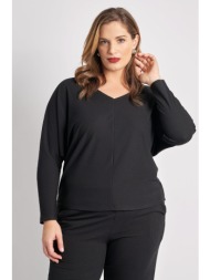 μπλούζα ριπ με v