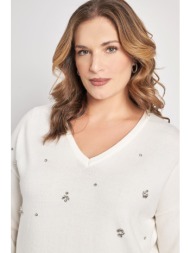 μπλούζα πλέκτη με ...