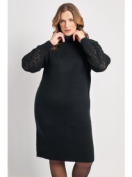 πλεκτό φόρεμα ζιβάγκο με ...