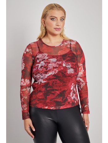 prbt μπλούζα ημιδιάφανη εμπριμέ σε προσφορά