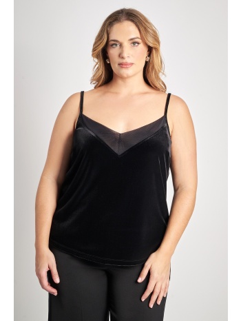 τοπ από βελούδο με διαφάνεια σε προσφορά