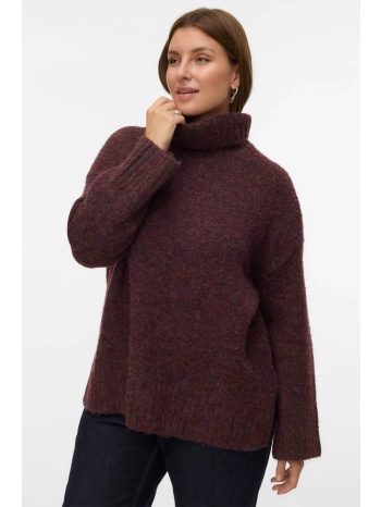 πουλόβερ ζιβάγκο χνουδωτό με άνετη γραμμή vero moda σε προσφορά