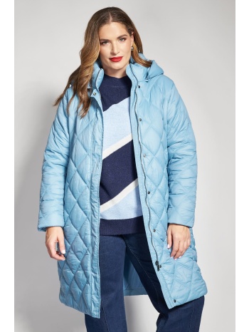 μπουφάν μακρύ καπιτονέ με αποσπώμενη κουκούλα σε προσφορά