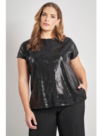 κοντομάνικο τοπ με παγιέτες σε προσφορά