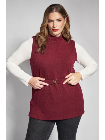 πλεκτή καζάκα με ζωνάκι σε προσφορά